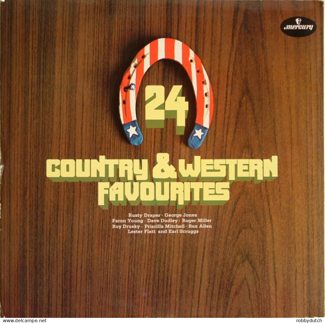 * 2LP * 24 COUNTRY & WESTERN FAVOURITES (Germany EX-) - Country Y Folk