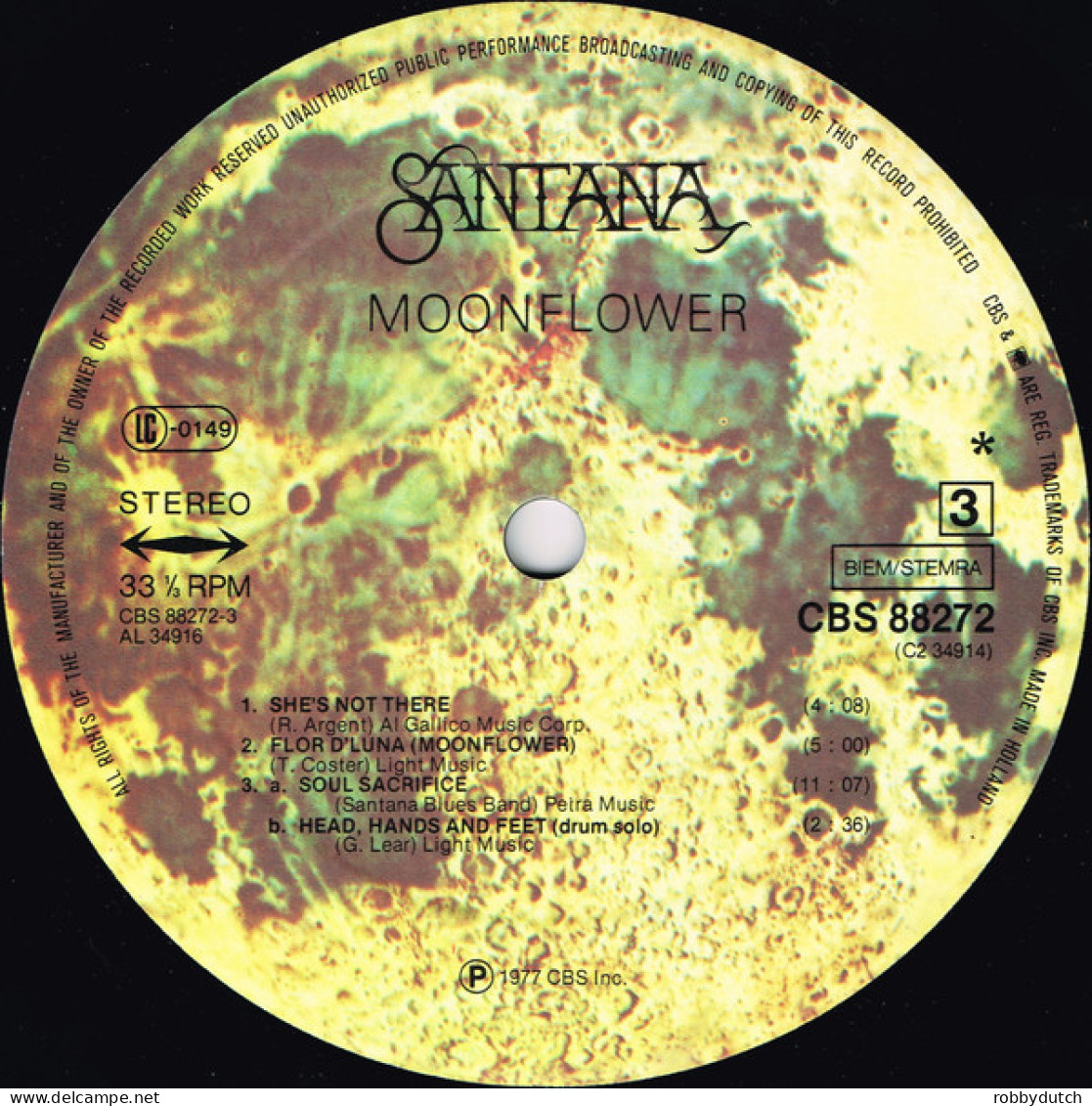 * 2LP *  SANTANA - MOONFLOWER (Europe 1977)