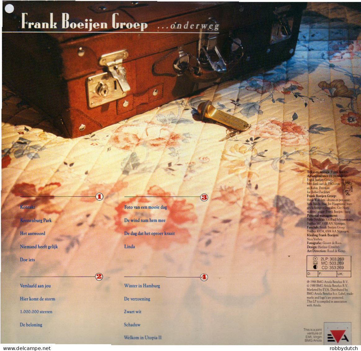 * 2LP *  FRANK BOEIJEN GROEP - ONDERWEG (Holland 1988 EX) - Autres - Musique Néerlandaise