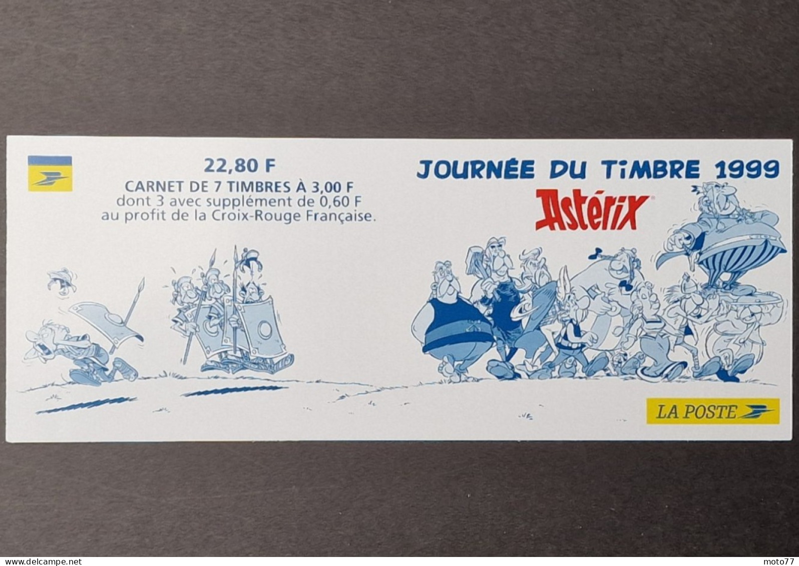 TIMBRE France CARNET 3513 Neuf  ASTERIX - 1999 - 3227 : Timbres 3225a 3226 3226A - Yvert & Tellier 2003 Coté 12 € - Journée Du Timbre