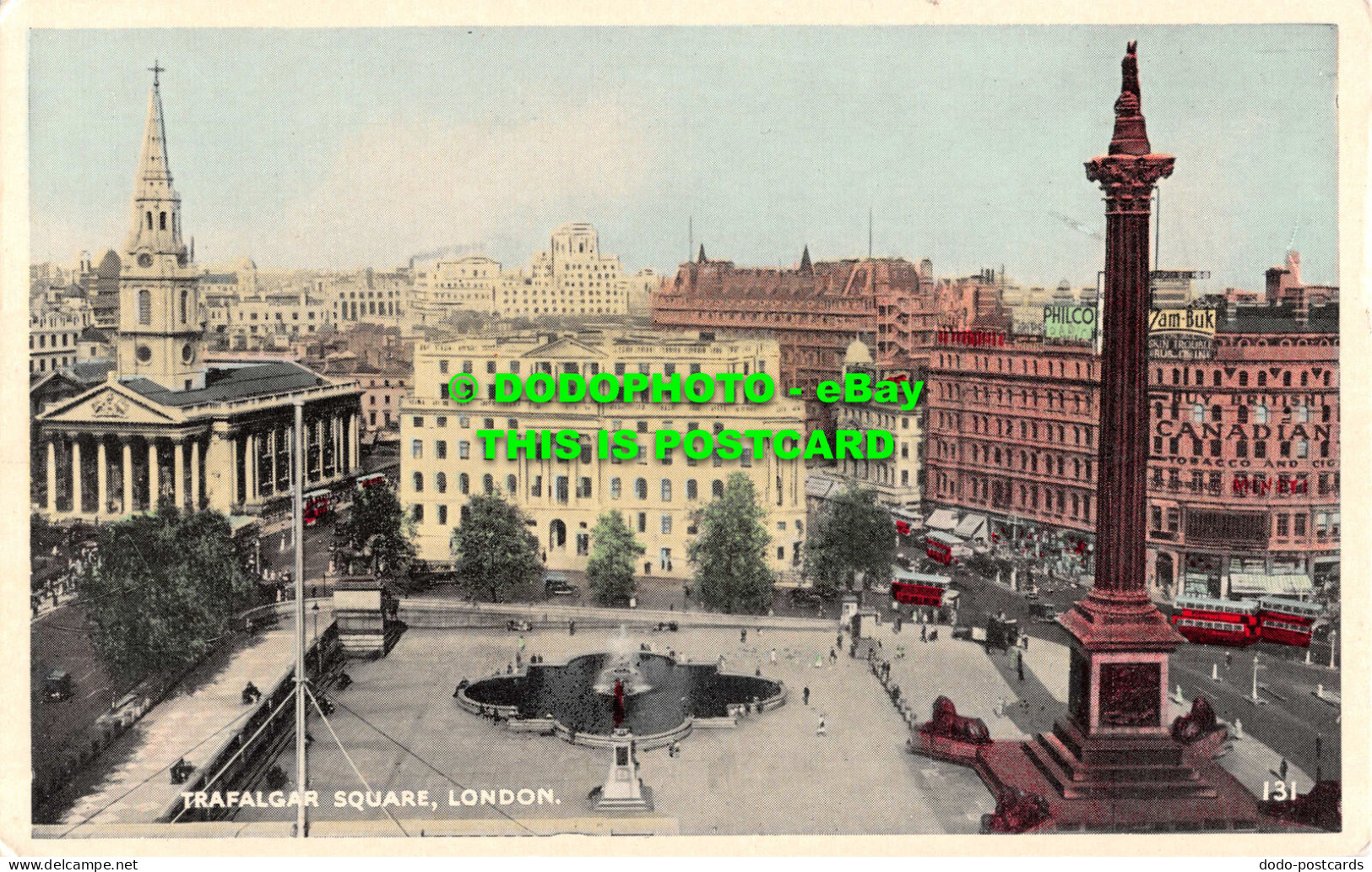 R551165 London. Trafalgar Square. Postcard - Other & Unclassified