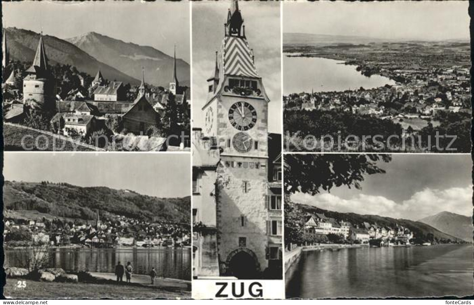 12320634 Zug  ZG Kirche Stadtansicht  - Autres & Non Classés