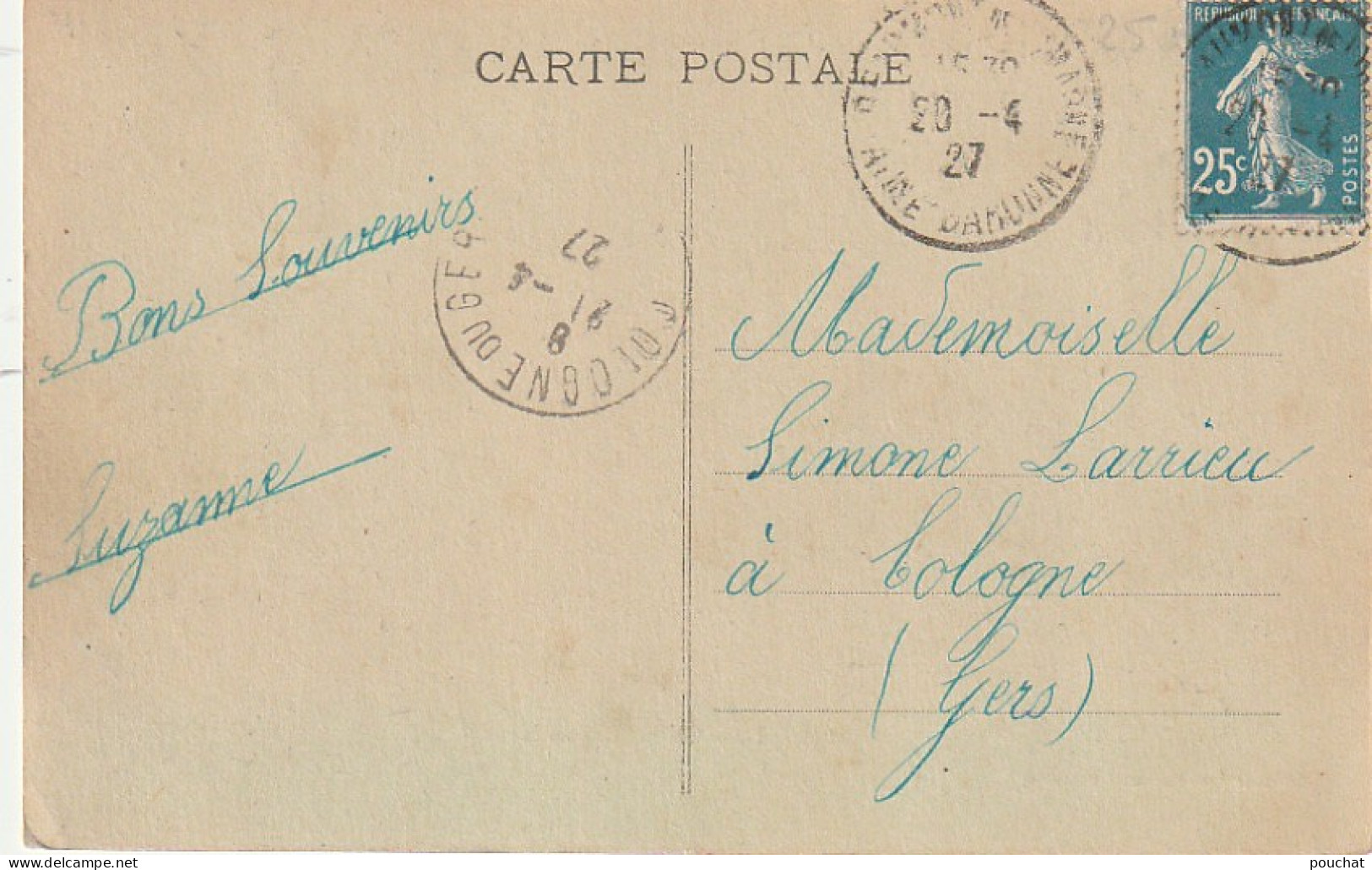 UR 18-(82) BEAUMONT DE LOMAGNE - RUE FERMAT - 2 SCANS - Beaumont De Lomagne