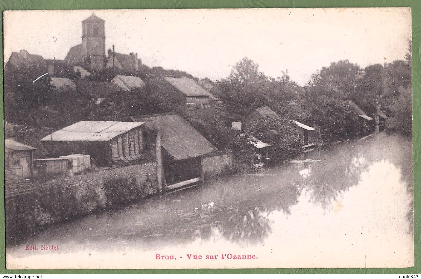 CPA  - EURE ET LOIR - BROU - VUE SUR L'OZANNE - Les Lavoirs - Other & Unclassified