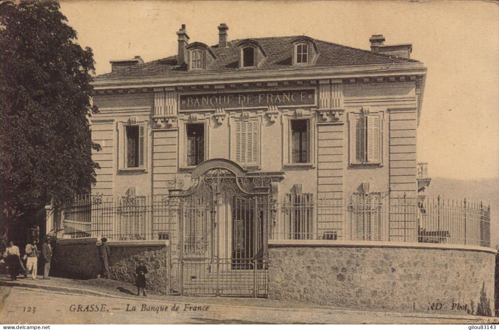 Alpes Maritimes, Grasse, La Banque De France - Grasse