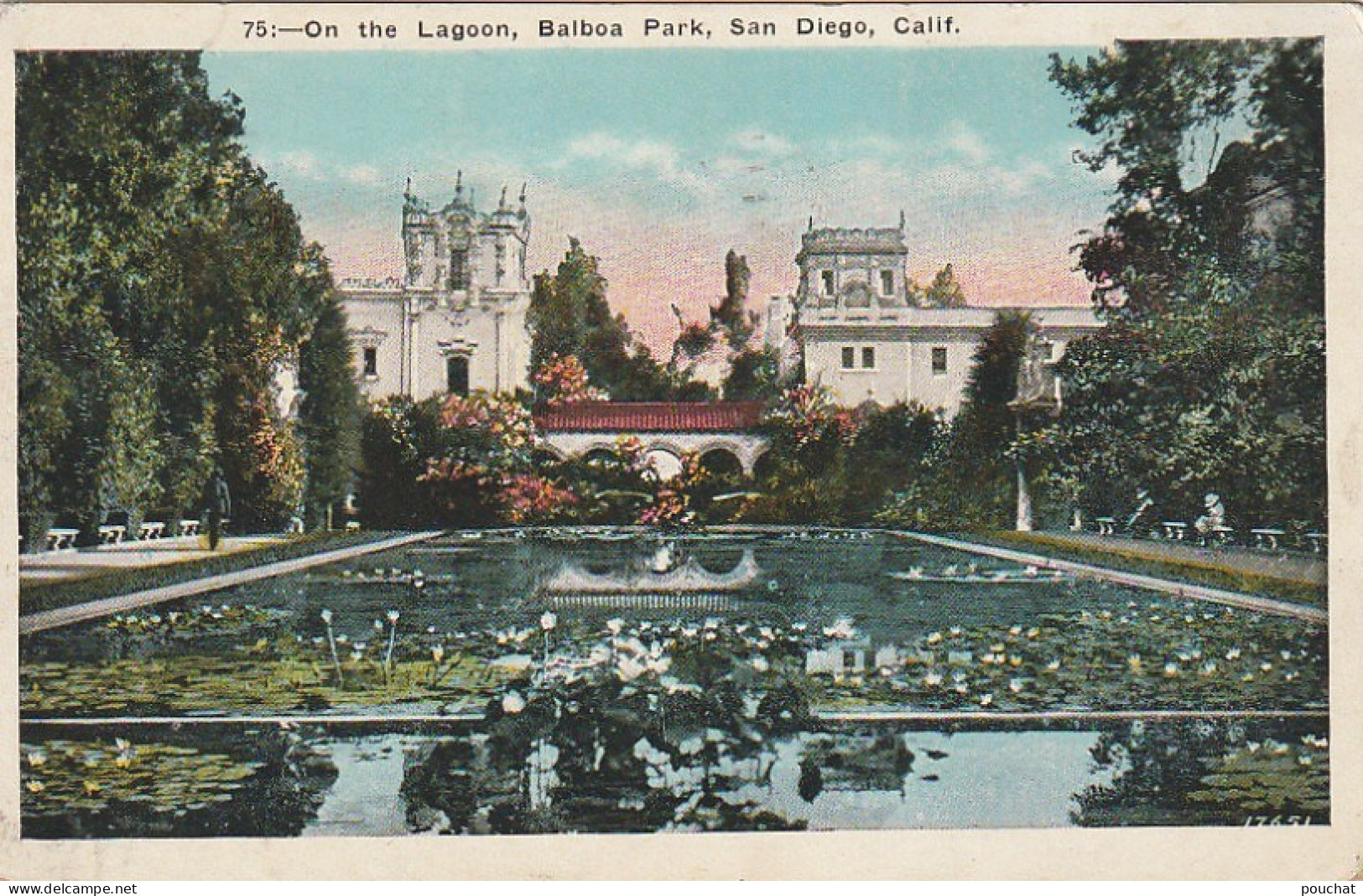 UR 20- ON THE LAGOON , BALBOA PARK , SAN DIEGO , CALIFORNIA - UNITED STATES OF AMERICA - 2 SCANS - San Diego