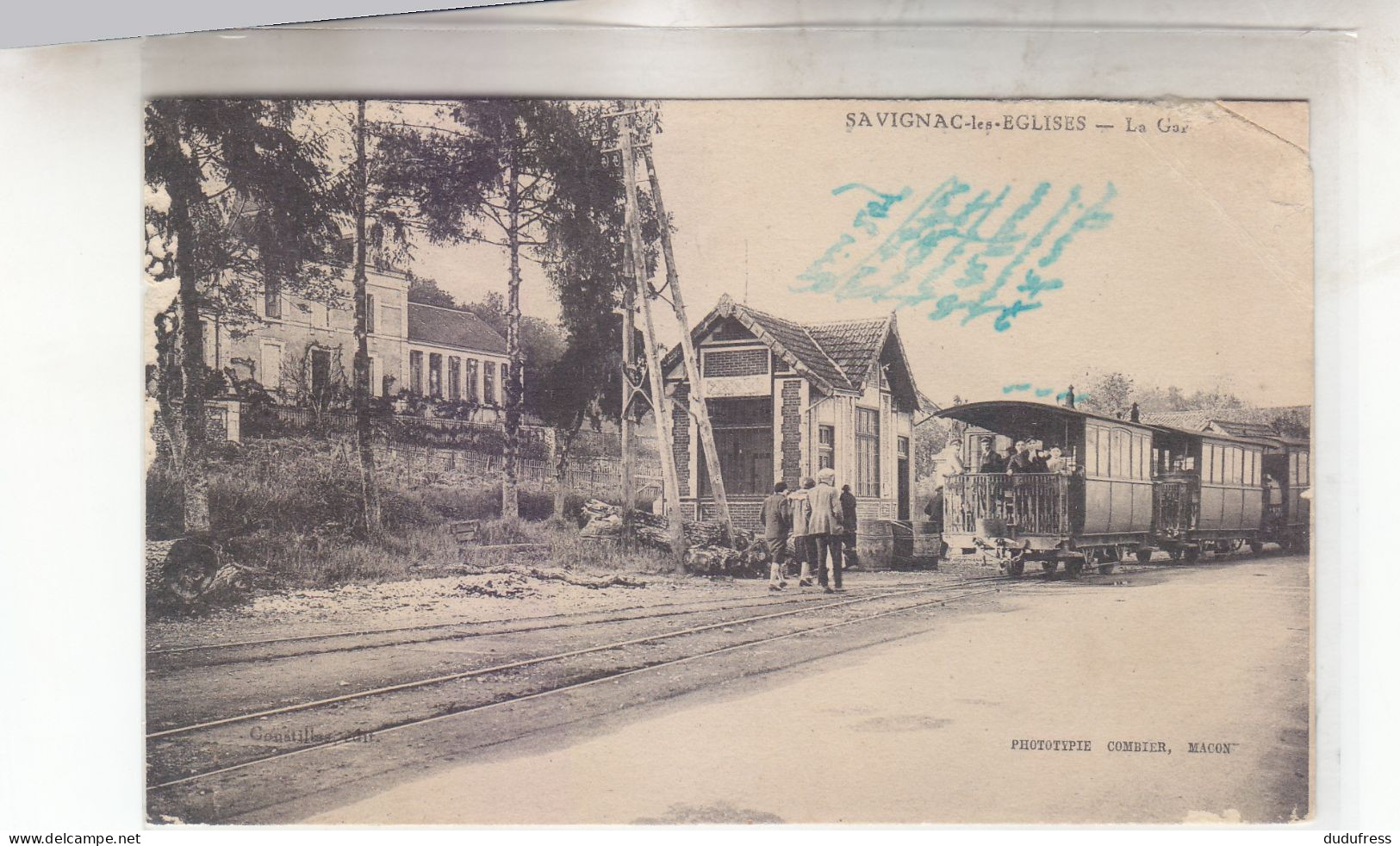 SAVIGNAC LES EGLISES   LA GARE - Autres & Non Classés