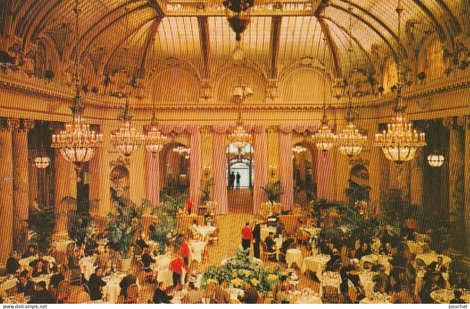 UR -(21) SHERATON PALACE , SAN FRANCISCO ( DINING ROOM WITH GLASS ROOF )- CALIFORNIA -U.S.A - SALLE A MANGER , VERRIERE  - San Francisco