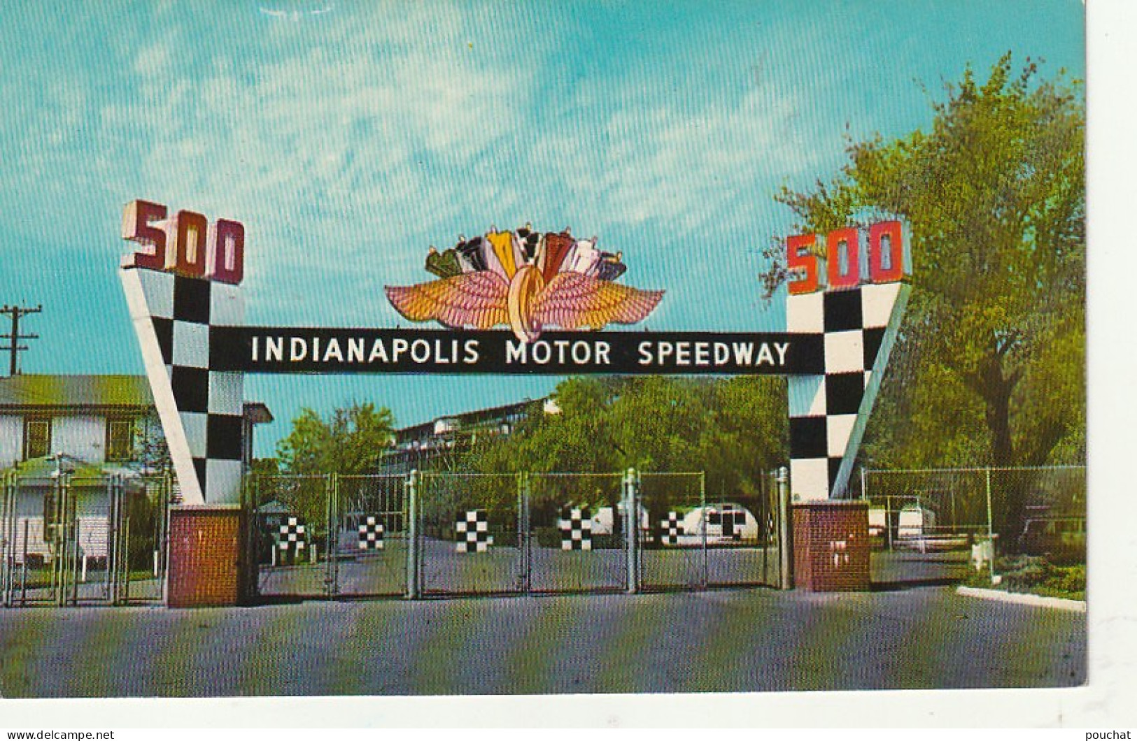 UR -(21) MAIN GATE - INDIANAPOLIS MOTOR SPEEDWAY , INDIANA - U.S.A - ENTREE PRINCIPALE , COURSE AUTOMOBILE  - Indianapolis