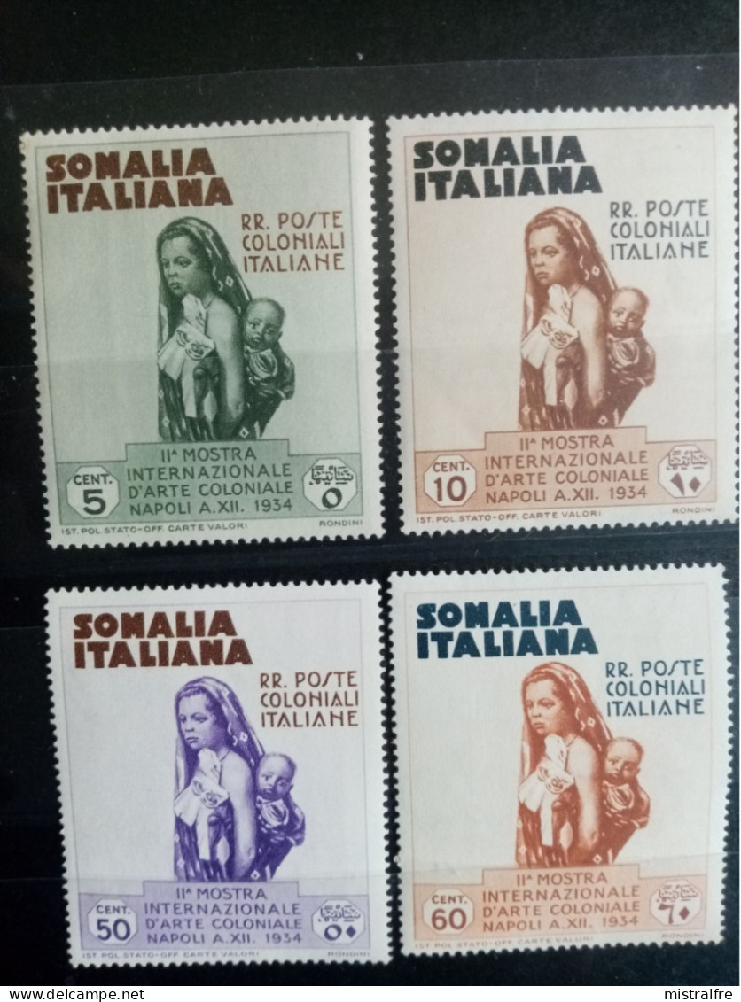 SOMALIE . 1934. 2éme Exposition  Art Colonial.. N° 188 à 193 Série Complète. NEUFS ++.  Côte YT 2020 : 30,00 € - Somalië