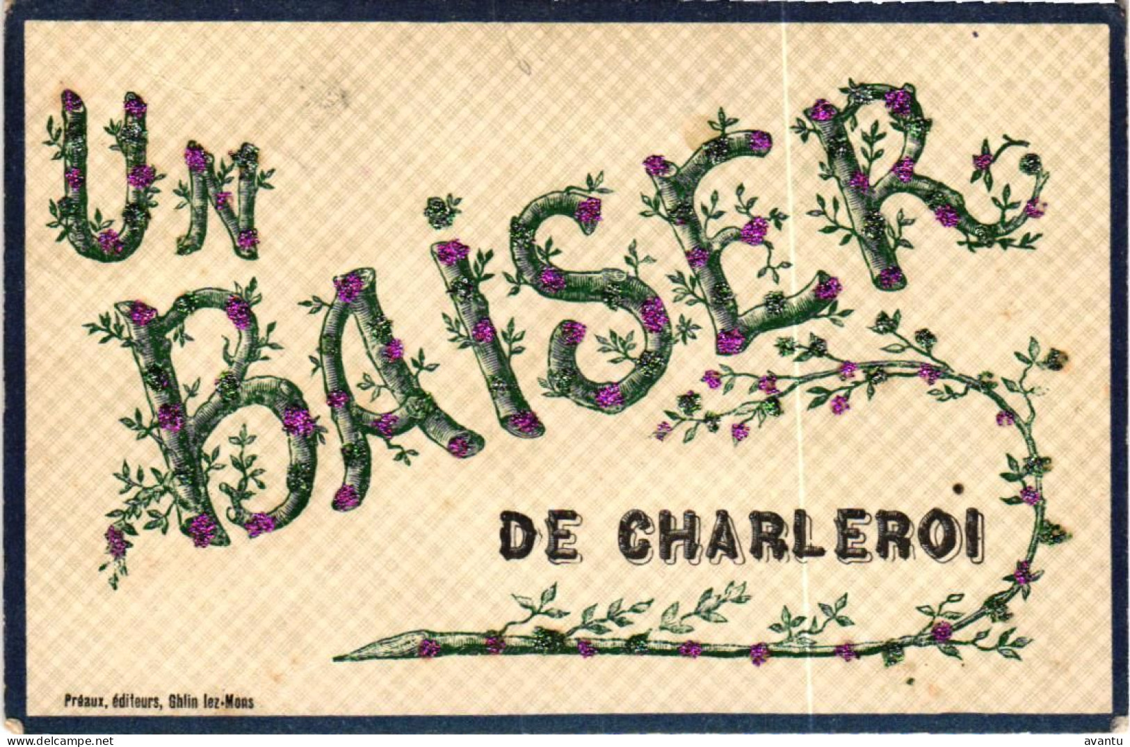 CHARLEROI  /  UN BAISER 1906 - Charleroi