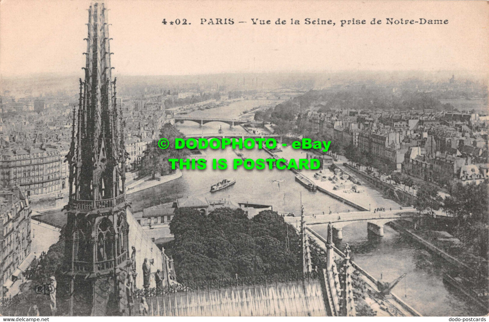 R551219 Paris. Vue De La Seine Prise De Notre Dame. E. Le Deley - Welt