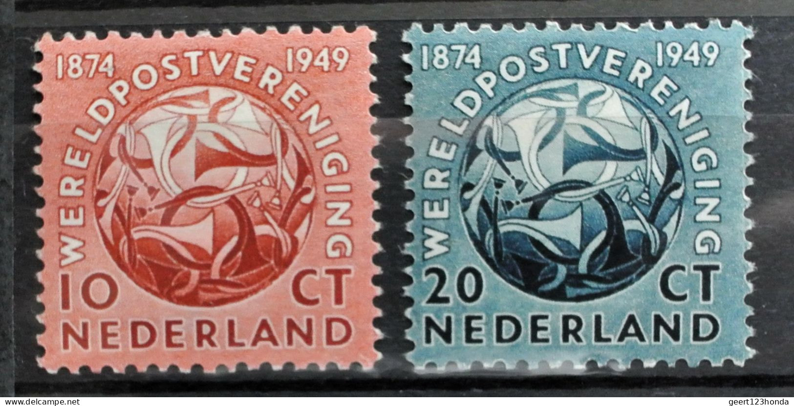 NIEDERLANDE 1949 " WELTPOSTVEREIN UPU" Michelnr 544/545 Sehr Schon Postfrisch € 11,00 - Ongebruikt