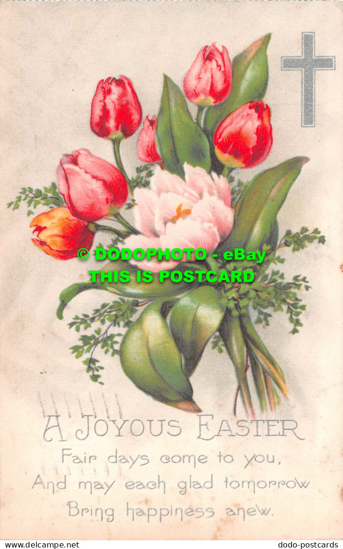 R551026 A Joyous Easter. Flowers. 1936 - Welt