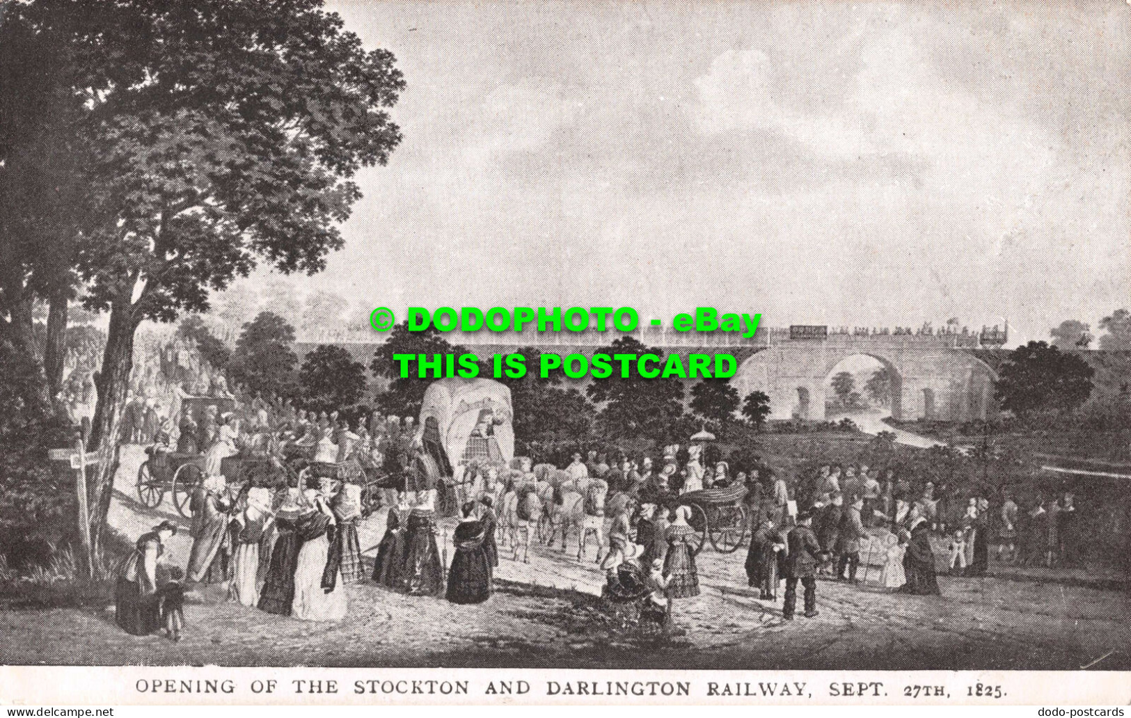 R551237 Opening Of The Stockton And Darlington Railway. The Locomotive Publishin - Welt