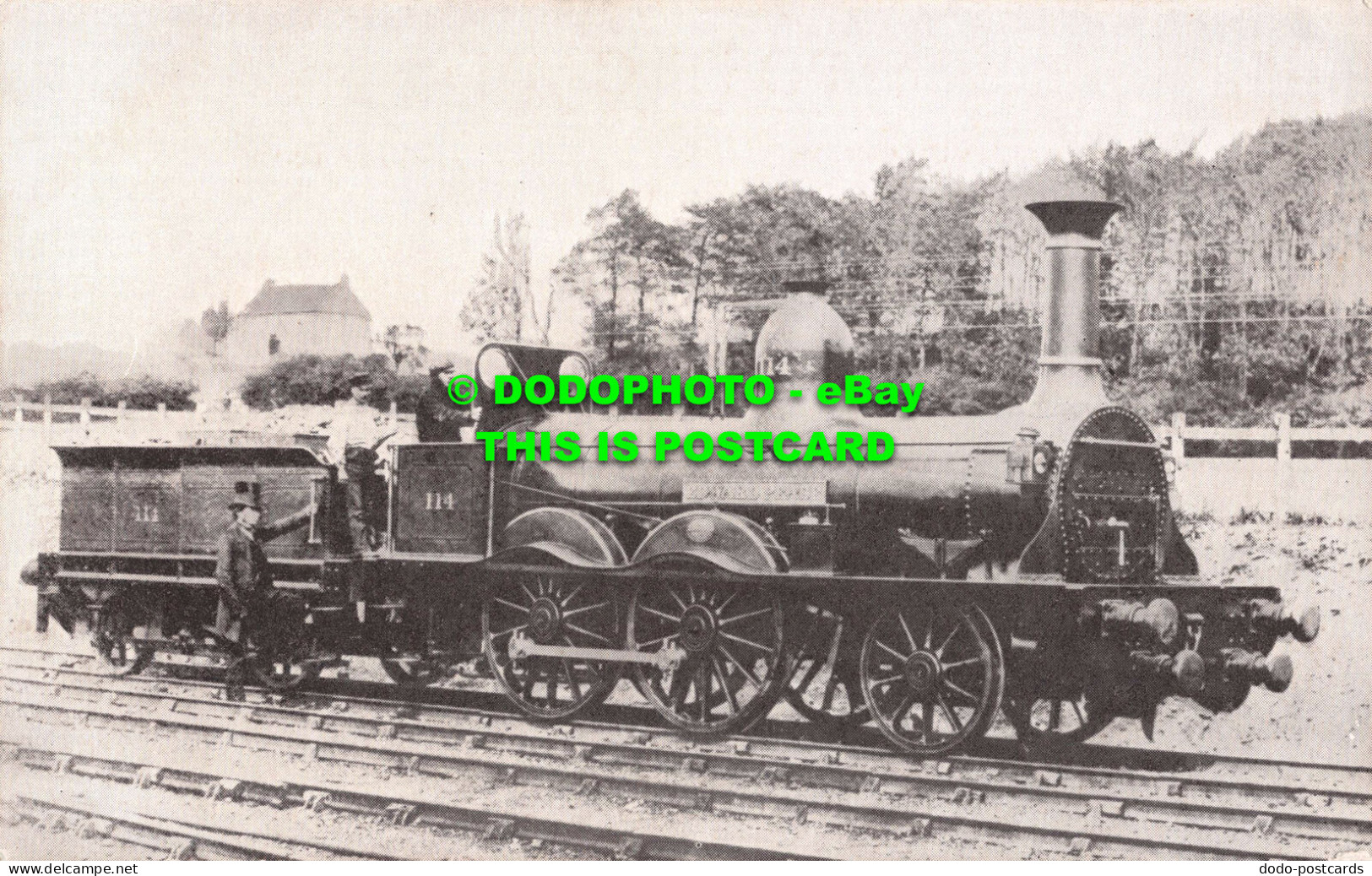 R551238 Long Boiler Locomotive. Edward Pease. No. 114. Stockton And Darlington R - Welt