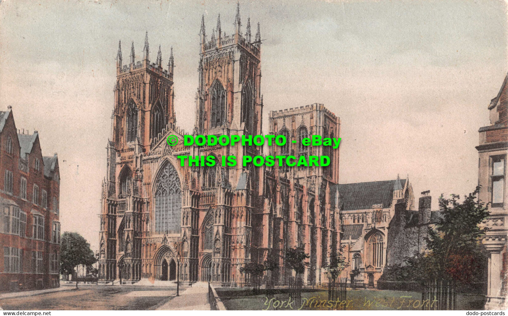 R551240 York Minster. West Front. F. Frith. No. 28791. 1906 - Welt