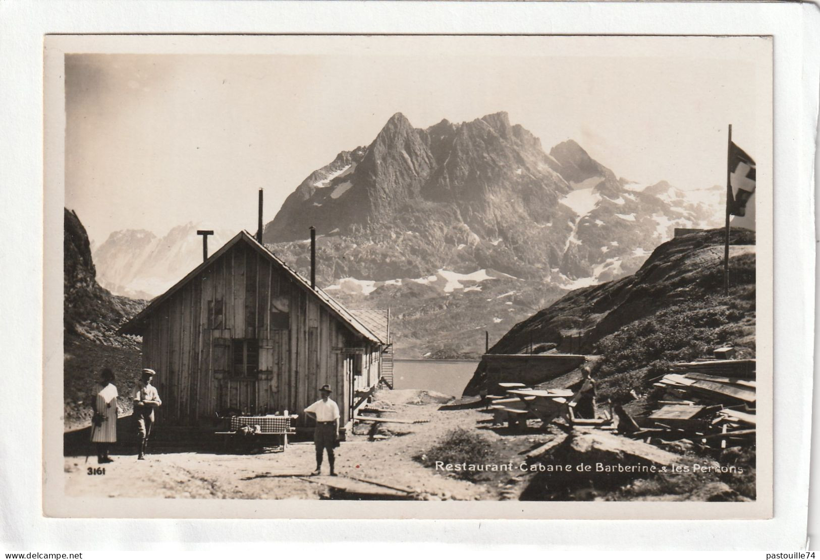 CPSM :  14 X 9  - Restaurant  Cabane De Barberine  & Les Perrons - Autres & Non Classés