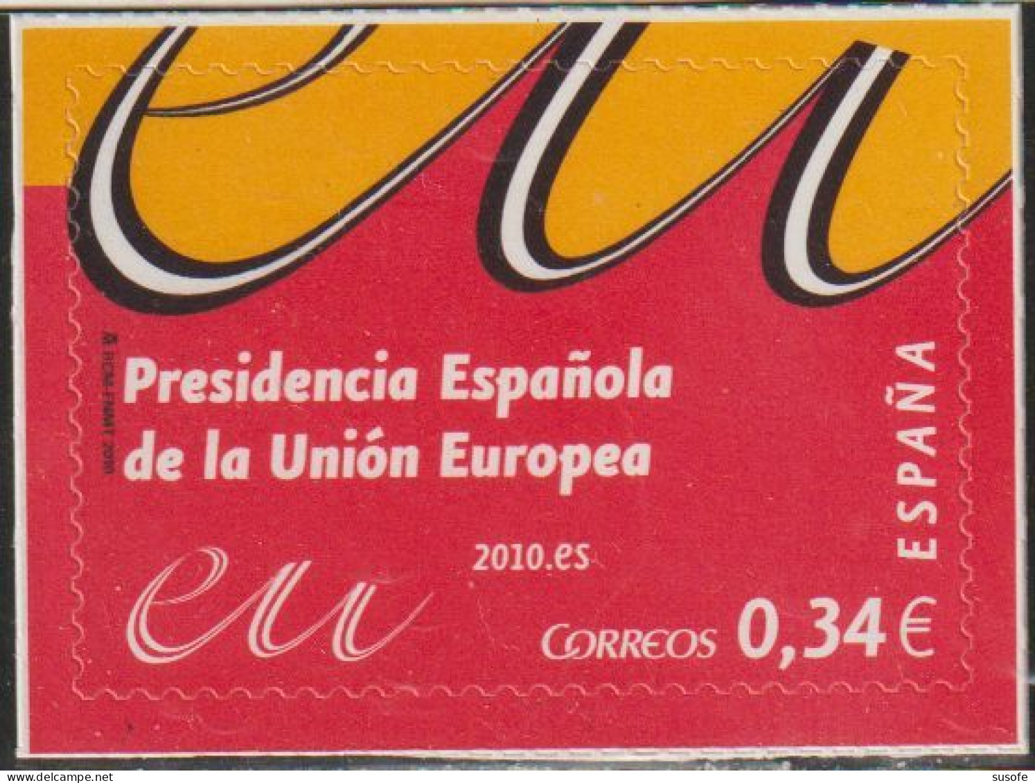 España 2010 Edifil 4547 Sello ** Presidencia Española De La Union Europea Logo Michel 4487 Yvert 4192 Spain Stamp Timbre - Ungebraucht