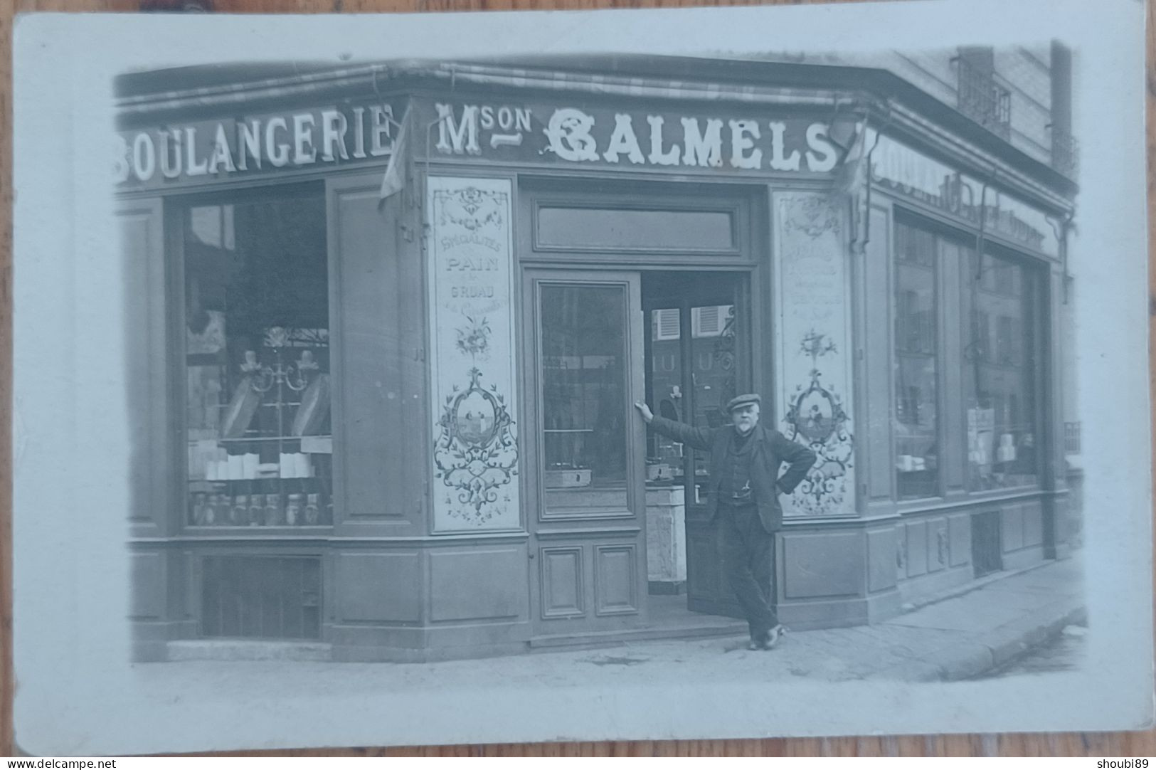 BOULANGERIE PÂTISSERIE CALMELS MAGASIN DEVANTURE CARTE PHOTO - Fotos