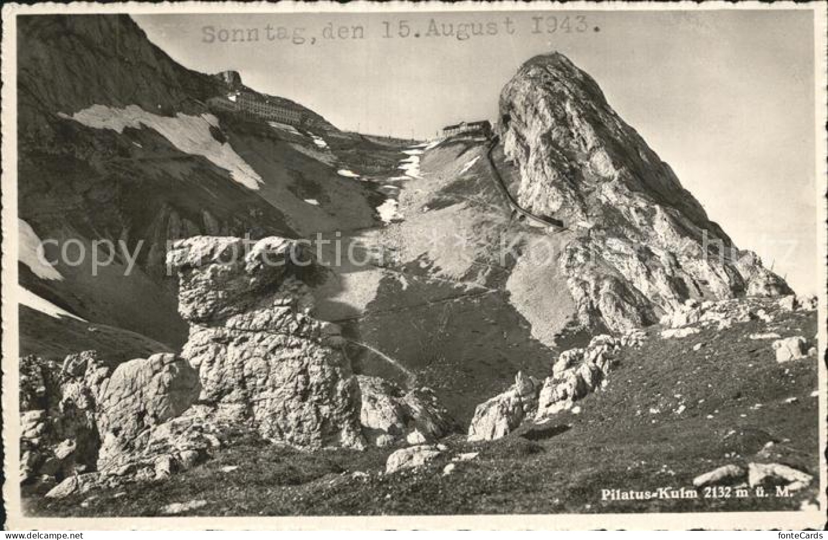 12319311 Pilatus Kulm Blick Zum Berghotel Pilatus  - Other & Unclassified