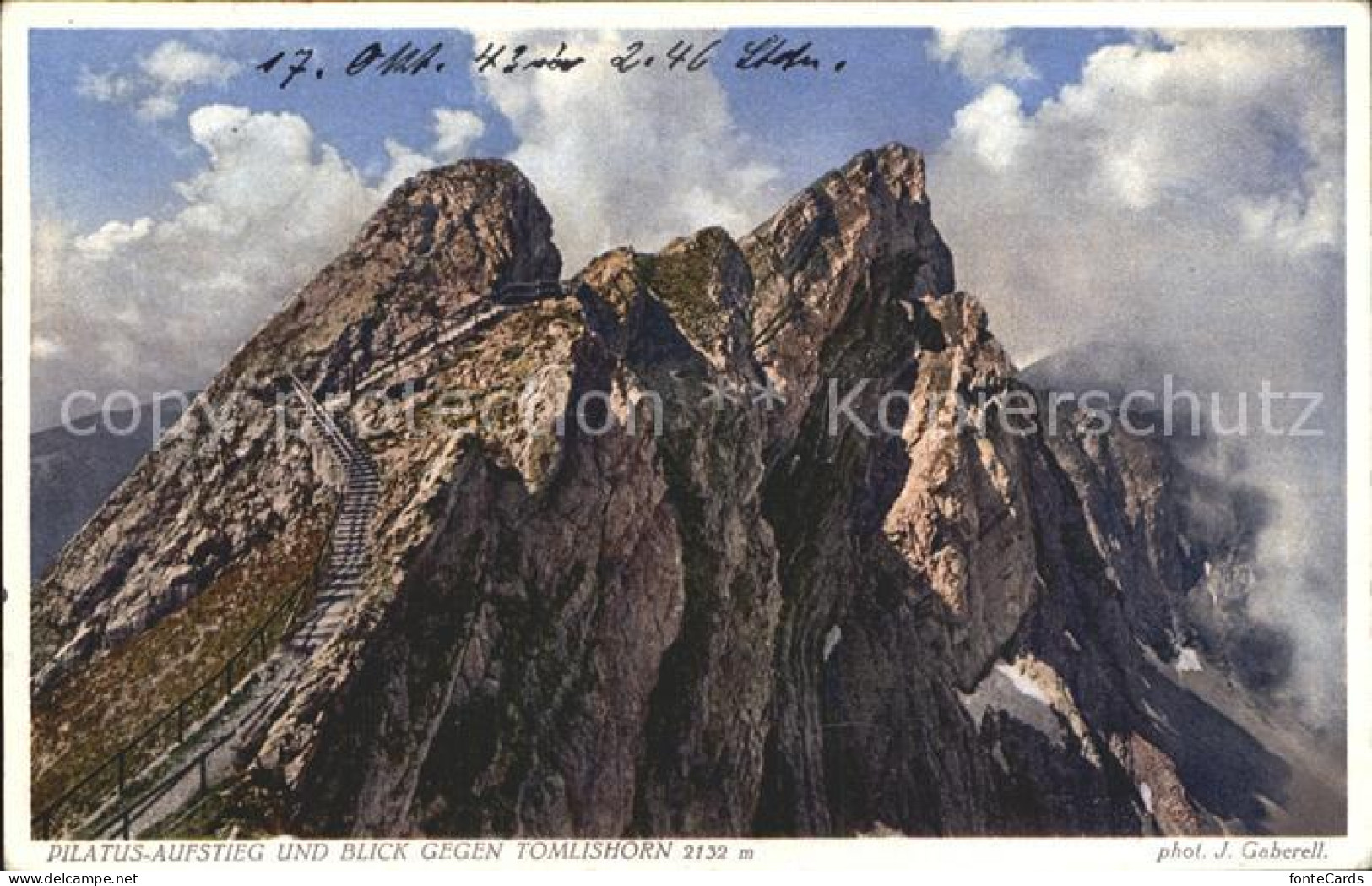 12319308 Pilatus Aufstieg Blick Gegen Tomlishorn Pilatus - Sonstige & Ohne Zuordnung