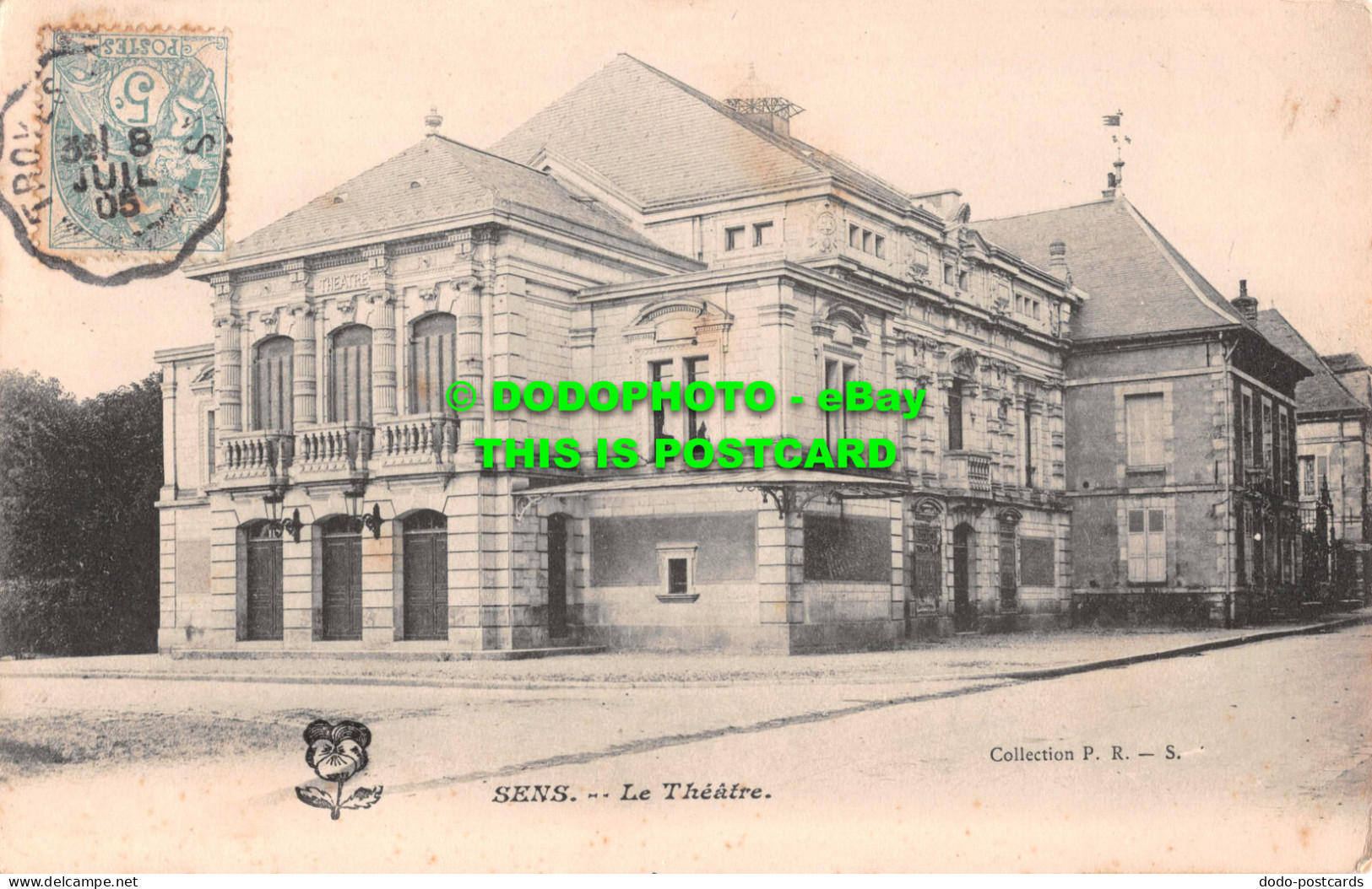 R551270 Sens. Le Theatre. Collection P. R. S. 1905 - Welt