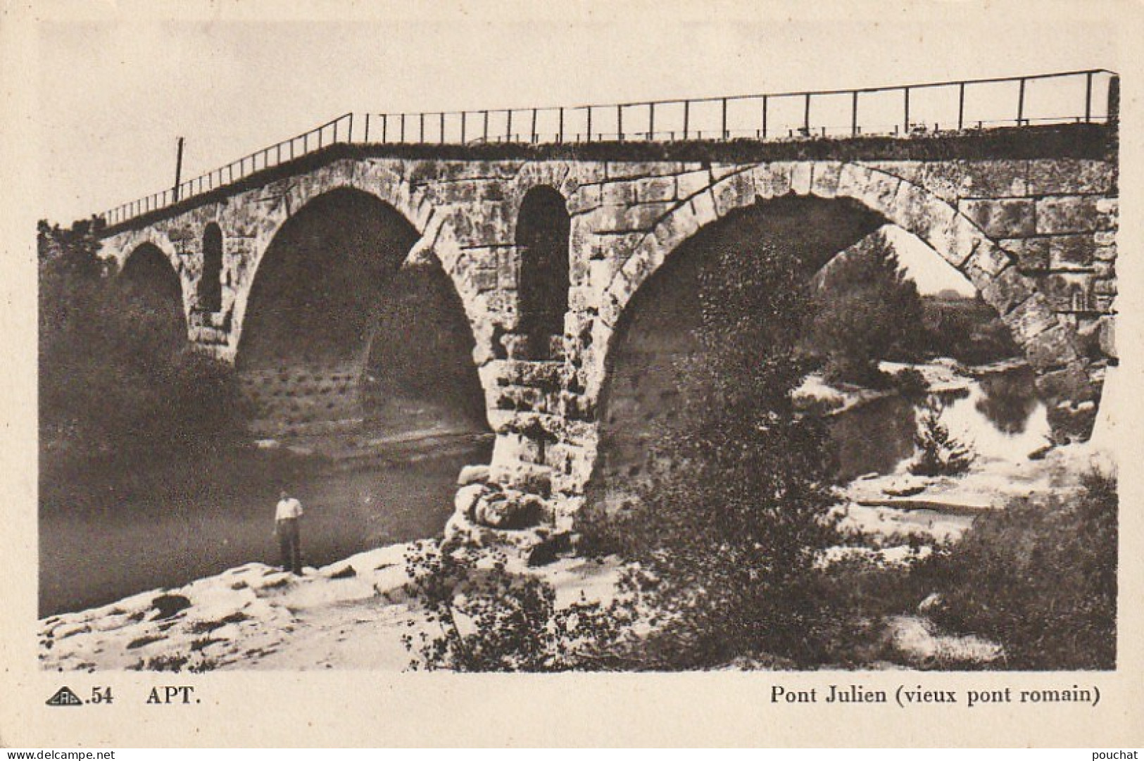 VE 3-(84) APT - PONT JULIEN - 2 SCANS - Apt