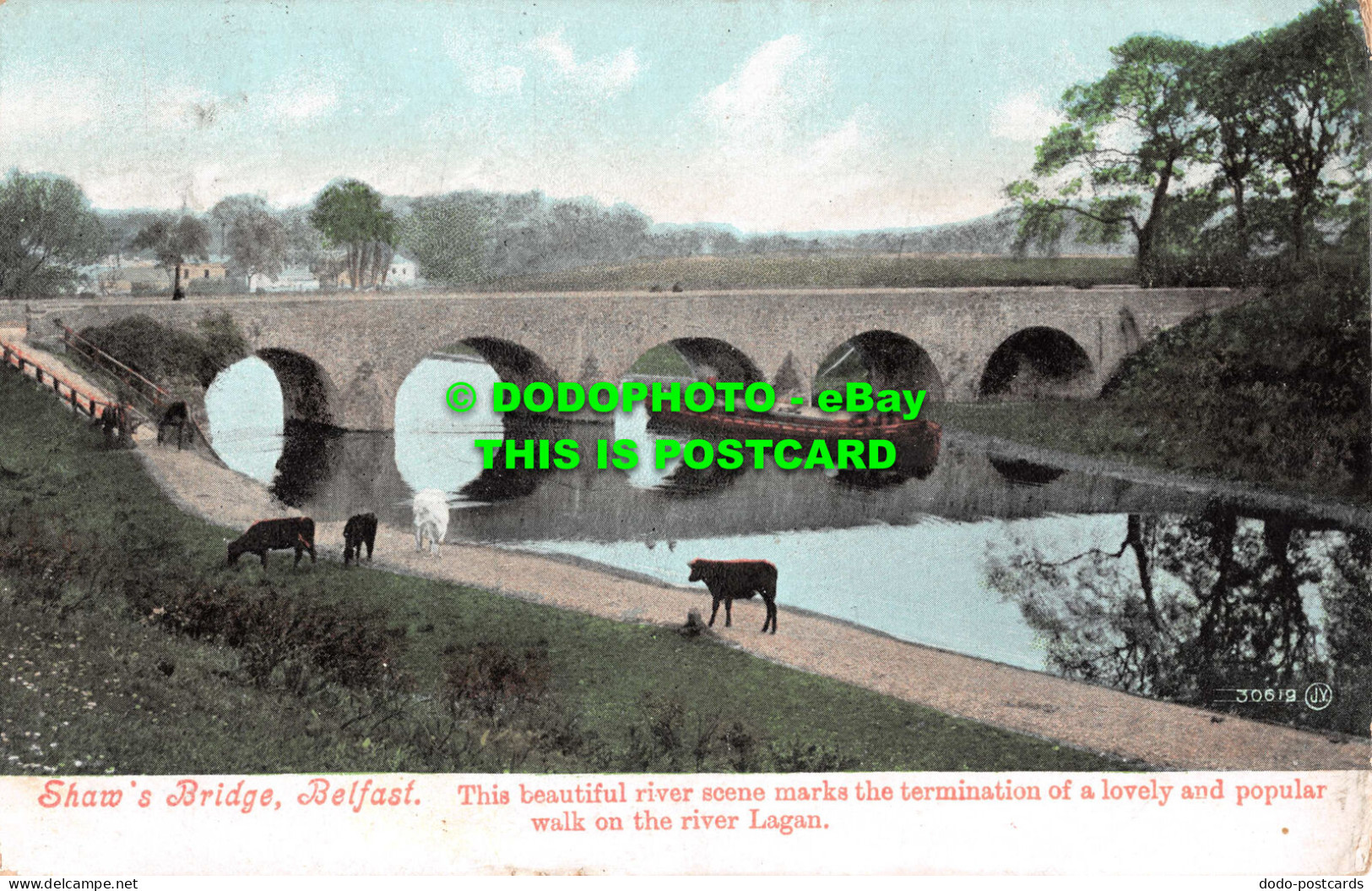 R551274 Belfast. Shaw Bridge. Valentine. 1906 - Welt