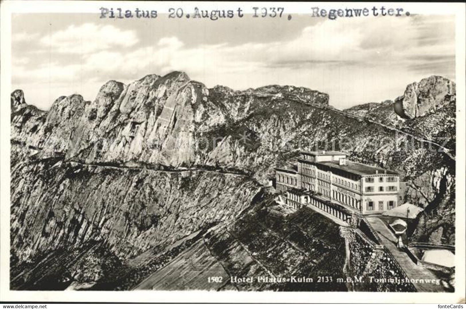 12319288 Pilatus Kulm Berghotel Tomlishornweg Pilatus  - Sonstige & Ohne Zuordnung