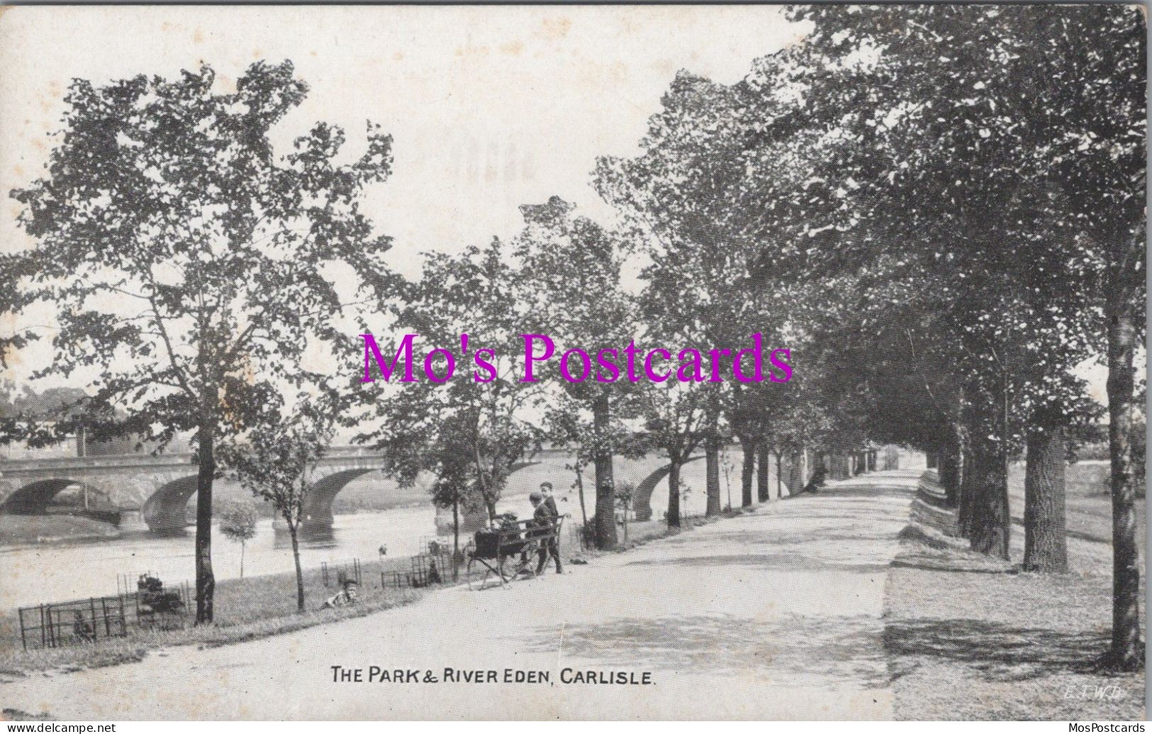 Cumbria Postcard - Carlisle Park And River Eden     DZ288 - Carlisle