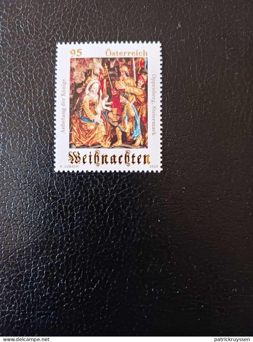 Austria 2023 Autriche Christmas Adoration 3 Kings Parish Church Oppenberg 1v Mnh - Unused Stamps