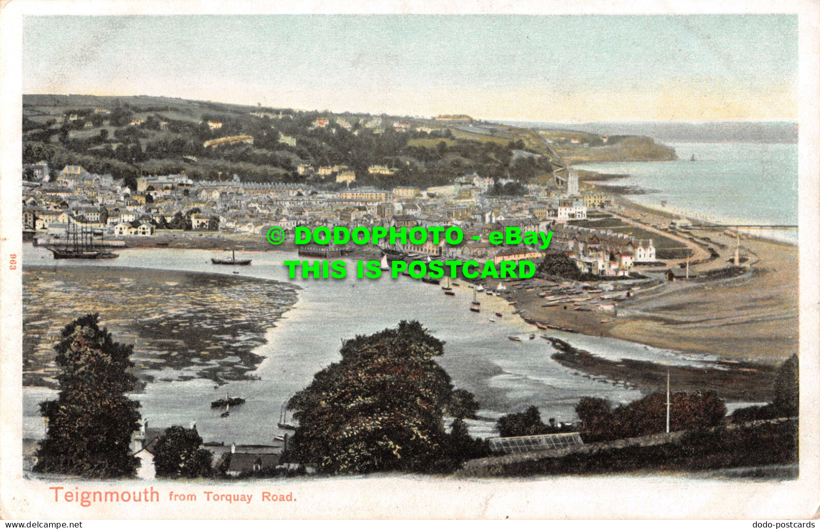 R551285 Teignmouth. From Torquay Road. Pictorial Stationery. Autochrom - Welt