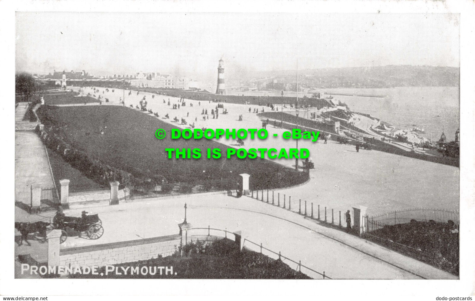 R551293 Plymouth. Promenade. Postcard - Welt