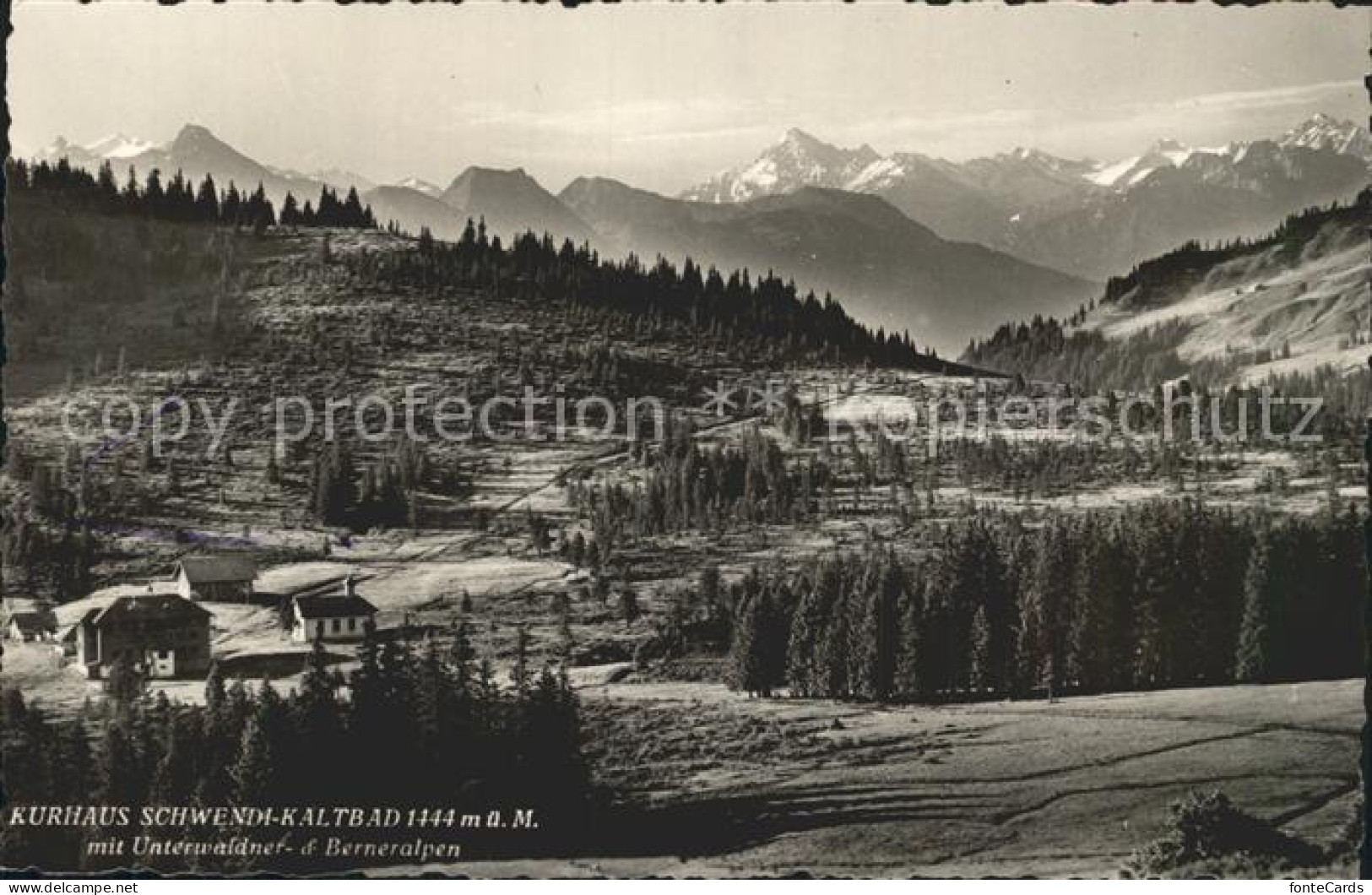 12319243 Stalden OW Kurhaus Schwendi Kaltbad Mit Unterwaldner Alpen Berner Alpen - Other & Unclassified