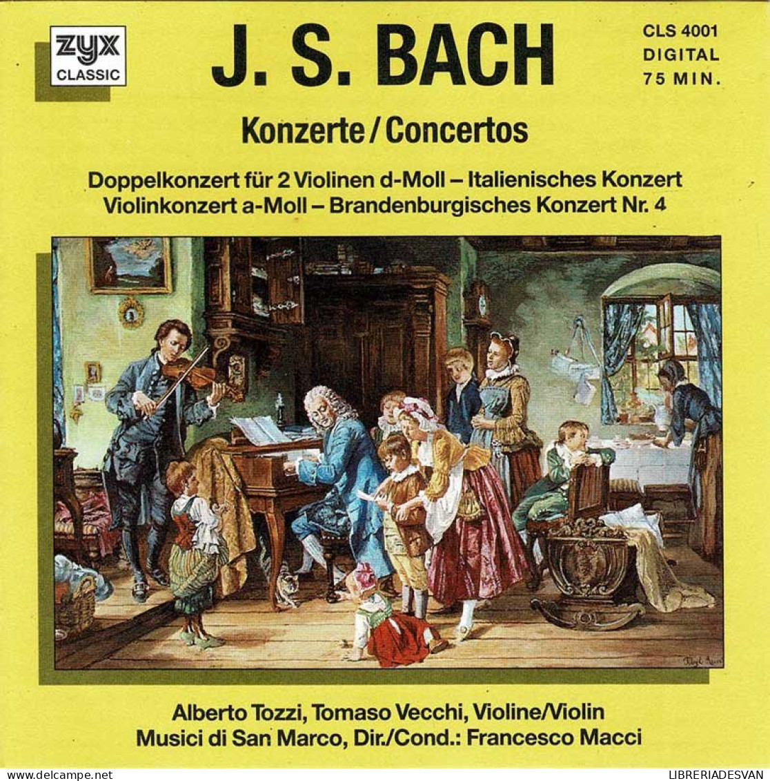 J. S. Bach - Concertos. CD - Classique