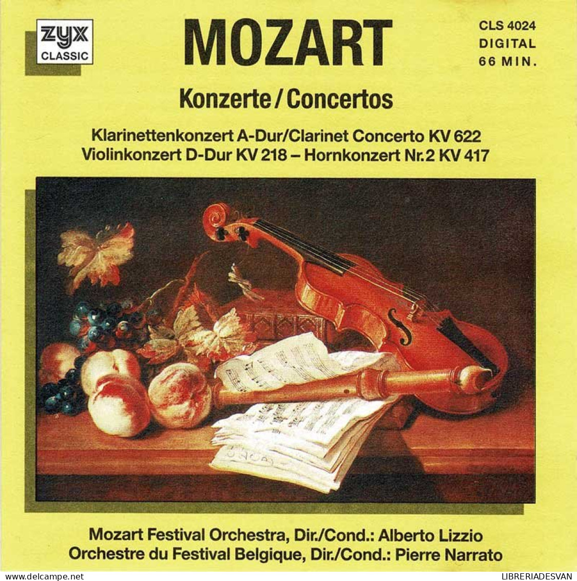 Mozart - Concertos. CD - Classique