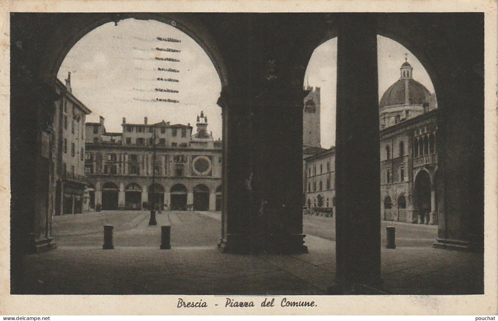 VE 7-( ITALIA ) BRESCIA - PIAZZA DEL COMMUNE - 2 SCANS - Brescia