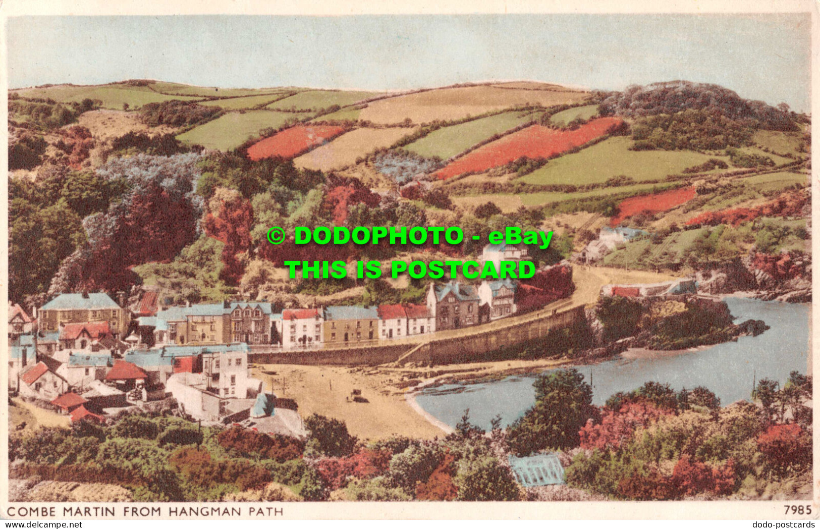R551330 Combe Martin From Hangman Path. E. A. Sweetman. Solograph Series De Luxe - Welt