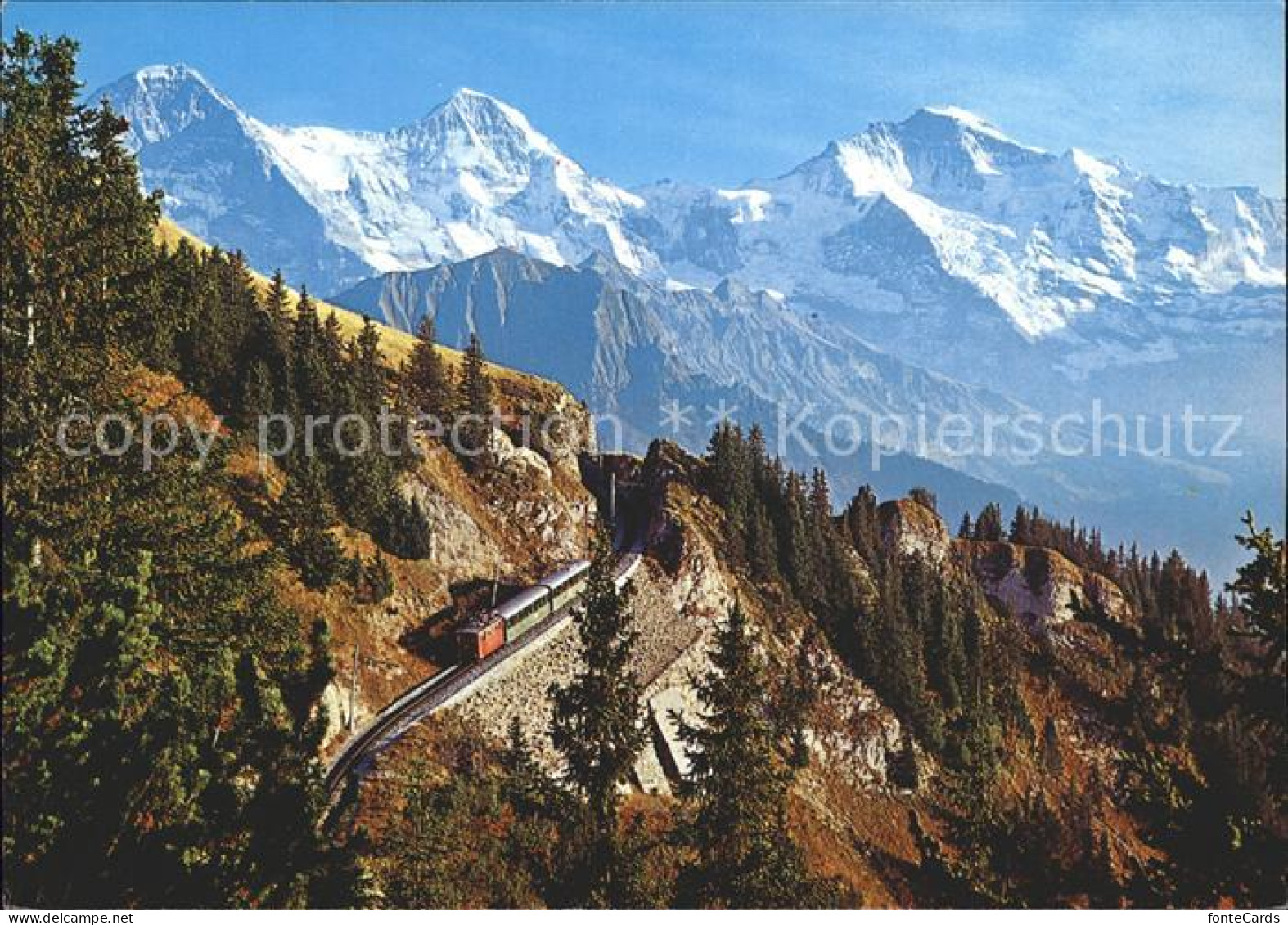 12318438 Schynige-Platte-Bahn Eiger-Moench-Jungfrau  Schynige-Platte-Bahn - Autres & Non Classés