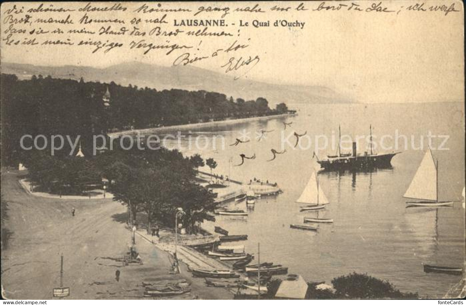 12318231 Ouchy Quai Port Lac Leman Ouchy - Sonstige & Ohne Zuordnung