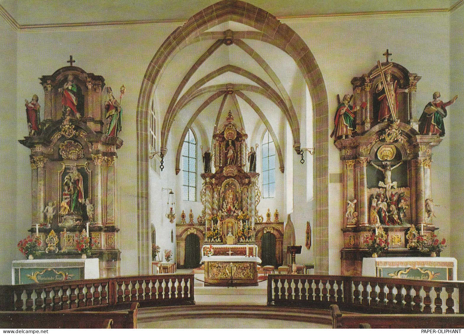 7615 ZELL Am Harmersbach, Wallfahrtskirche, Hochaltar Und Seitenaltäre - Offenburg