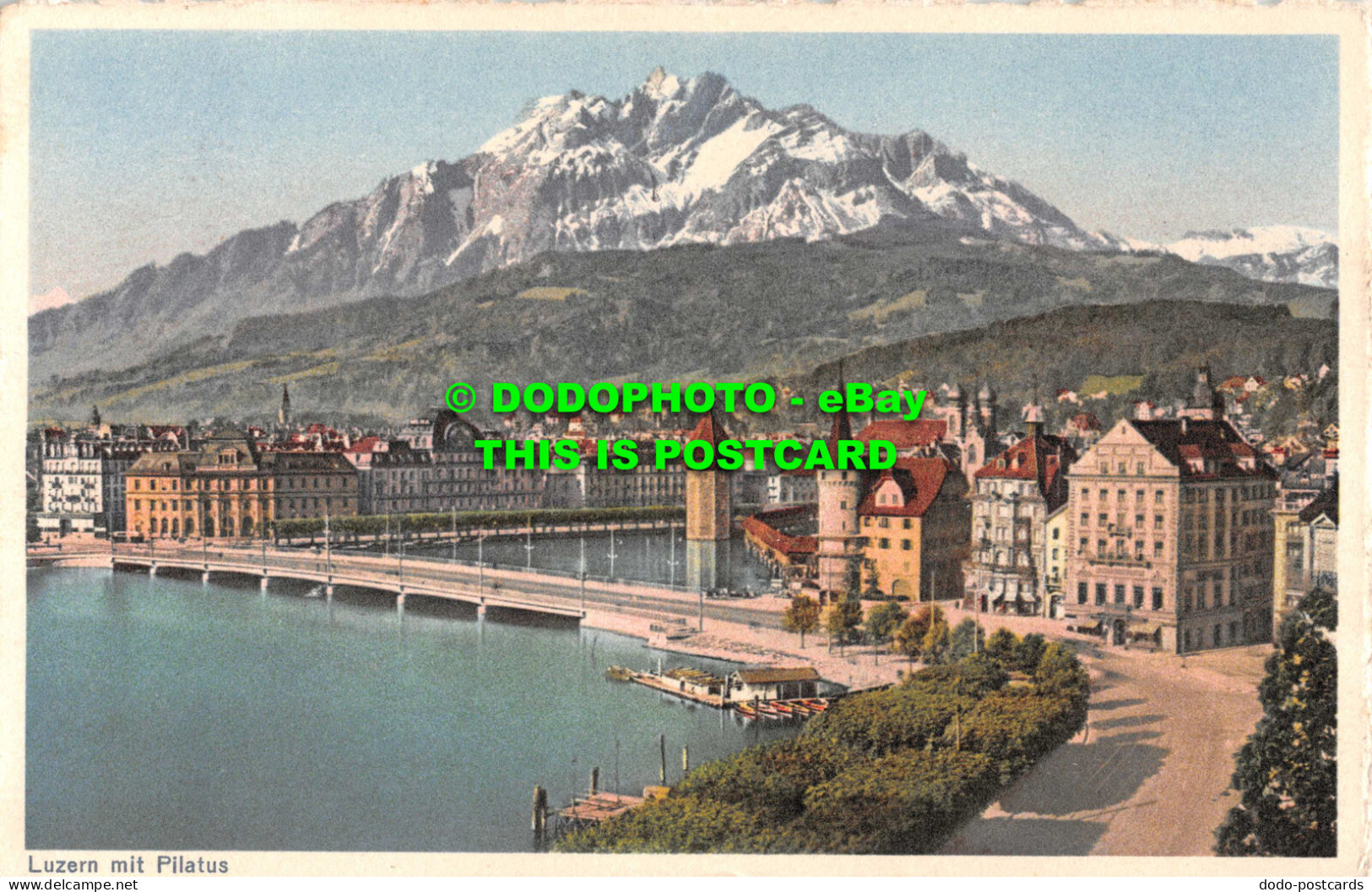 R551377 Luzern Mit Pilatus. Globetrotter. 1938 - Welt