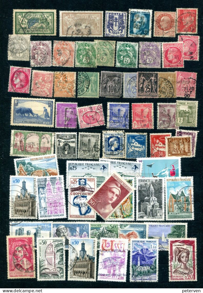 FRANCE Petit Lot 1946 - 1967; Oblit. - Gebruikt