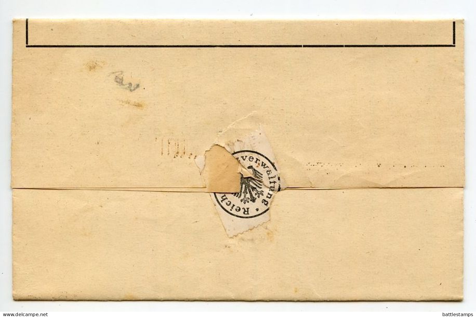 Germany 1937 Official Folded Document Cover; Melle - Finanzamt (Tax Office); Nochmalige Aufforderung Mit Strafandrohung - Covers & Documents
