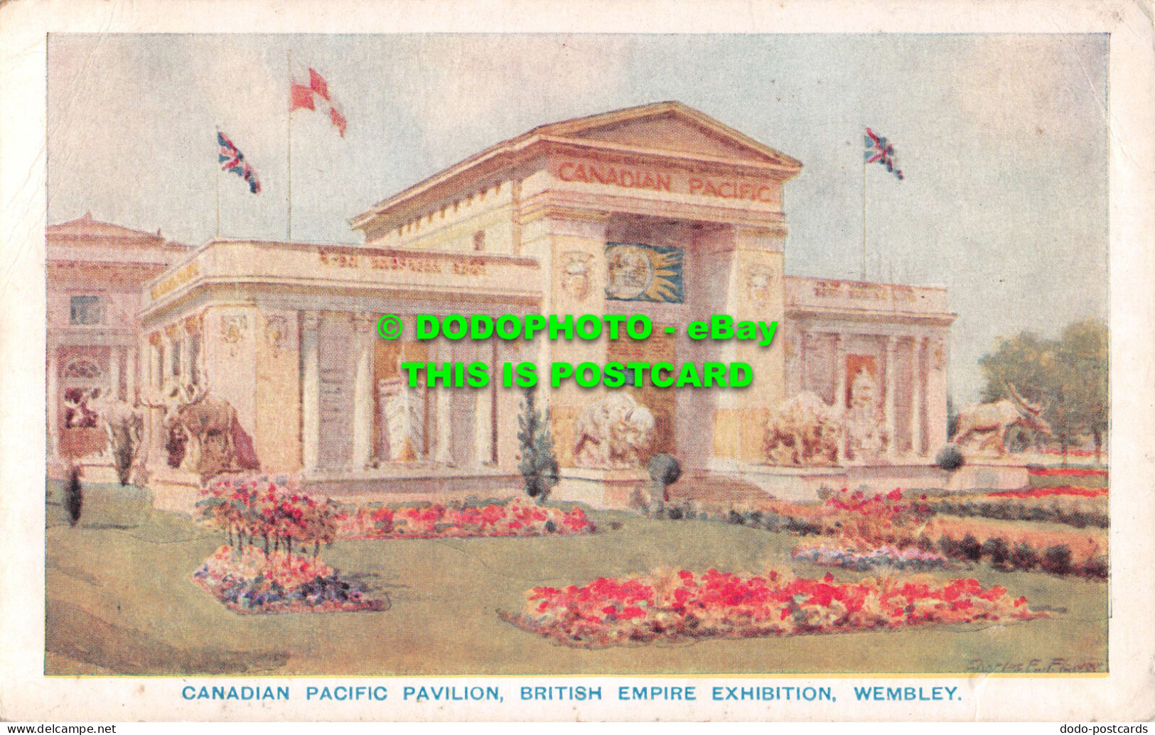 R551405 Wembley. Canadian Pacific Pavilion. British Empire Exhibition - Welt