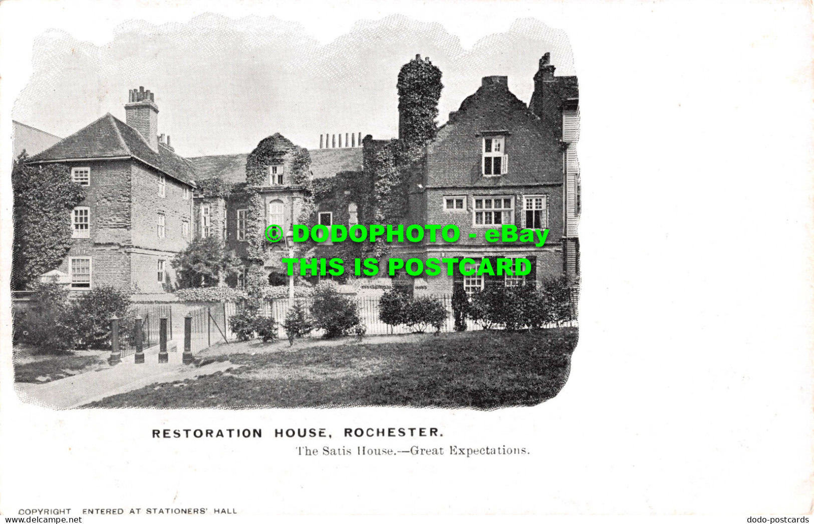 R551413 Rochester. Restoration House. The Satis House. Entered At Stationers Hal - Welt