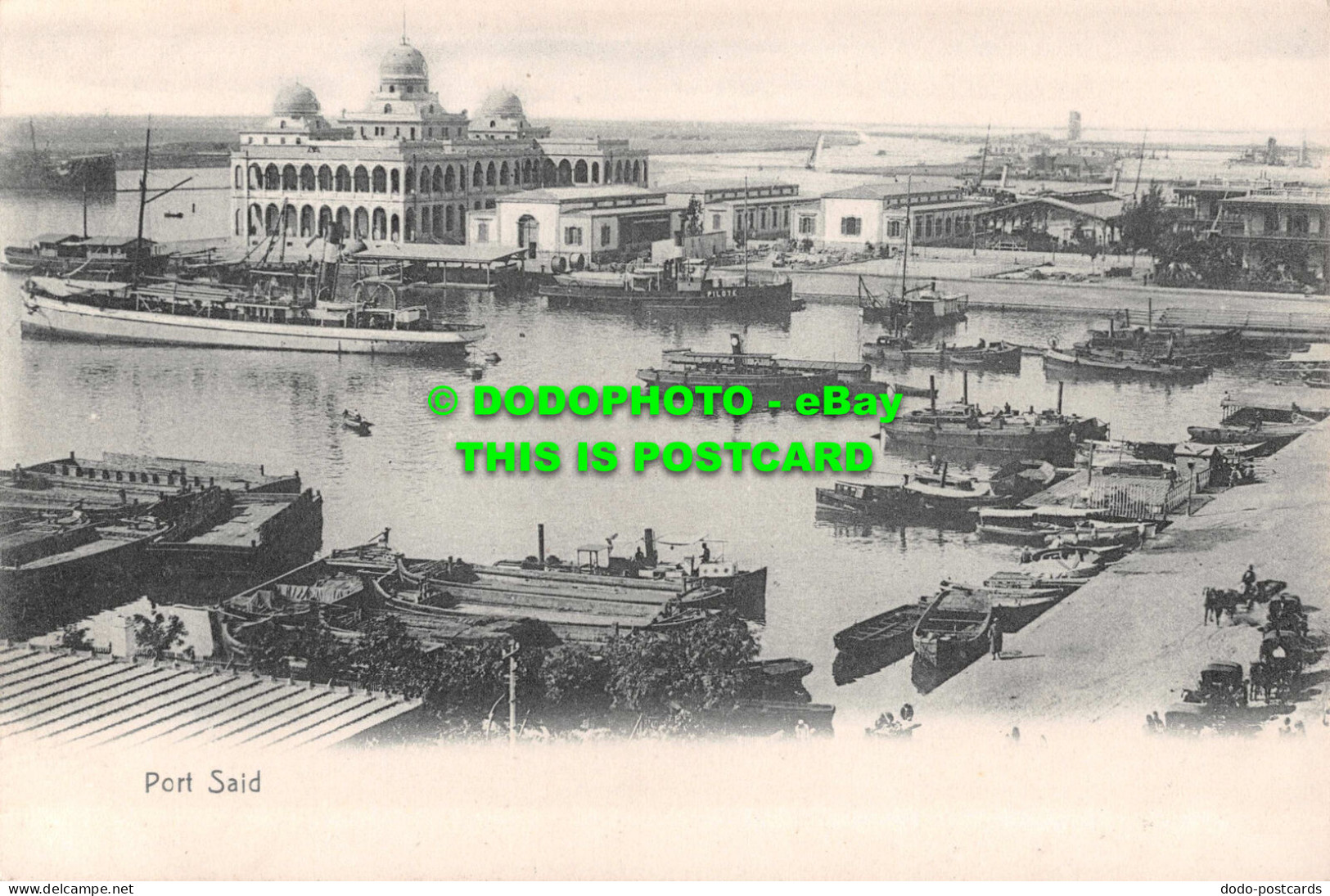 R551420 Port Said. Postcard - Welt