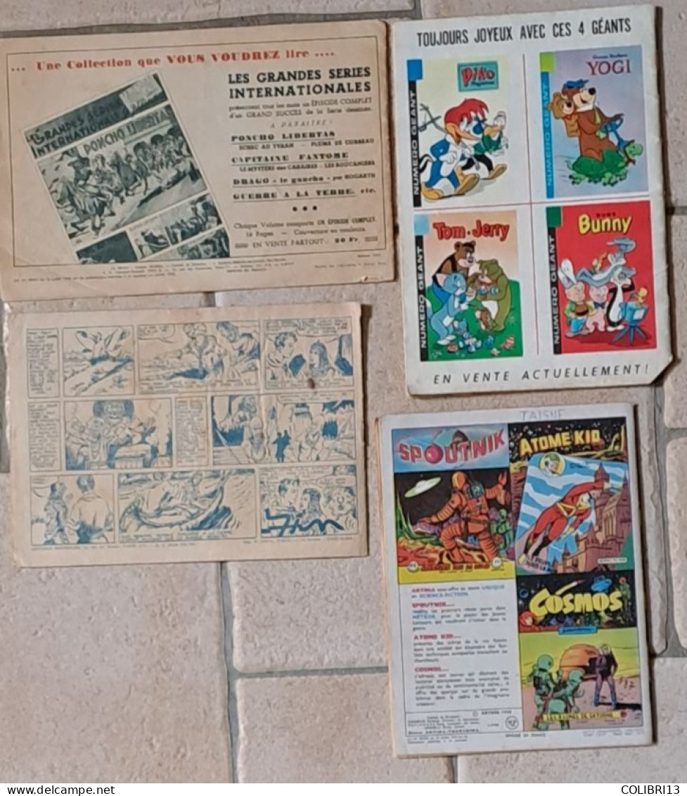 Lot De 4 Récits Complets METEOR N°57 BONANZA N°11 SUPPLEMENT De HURRAH  N°22  Magazine COQ HARDI KIT CARSON - Lots De Plusieurs BD