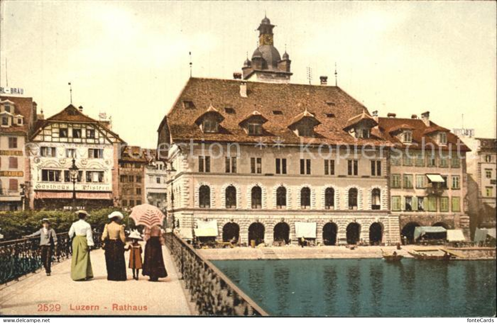 12318144 Luzern LU Bruecke Rathaus Luzern - Andere & Zonder Classificatie